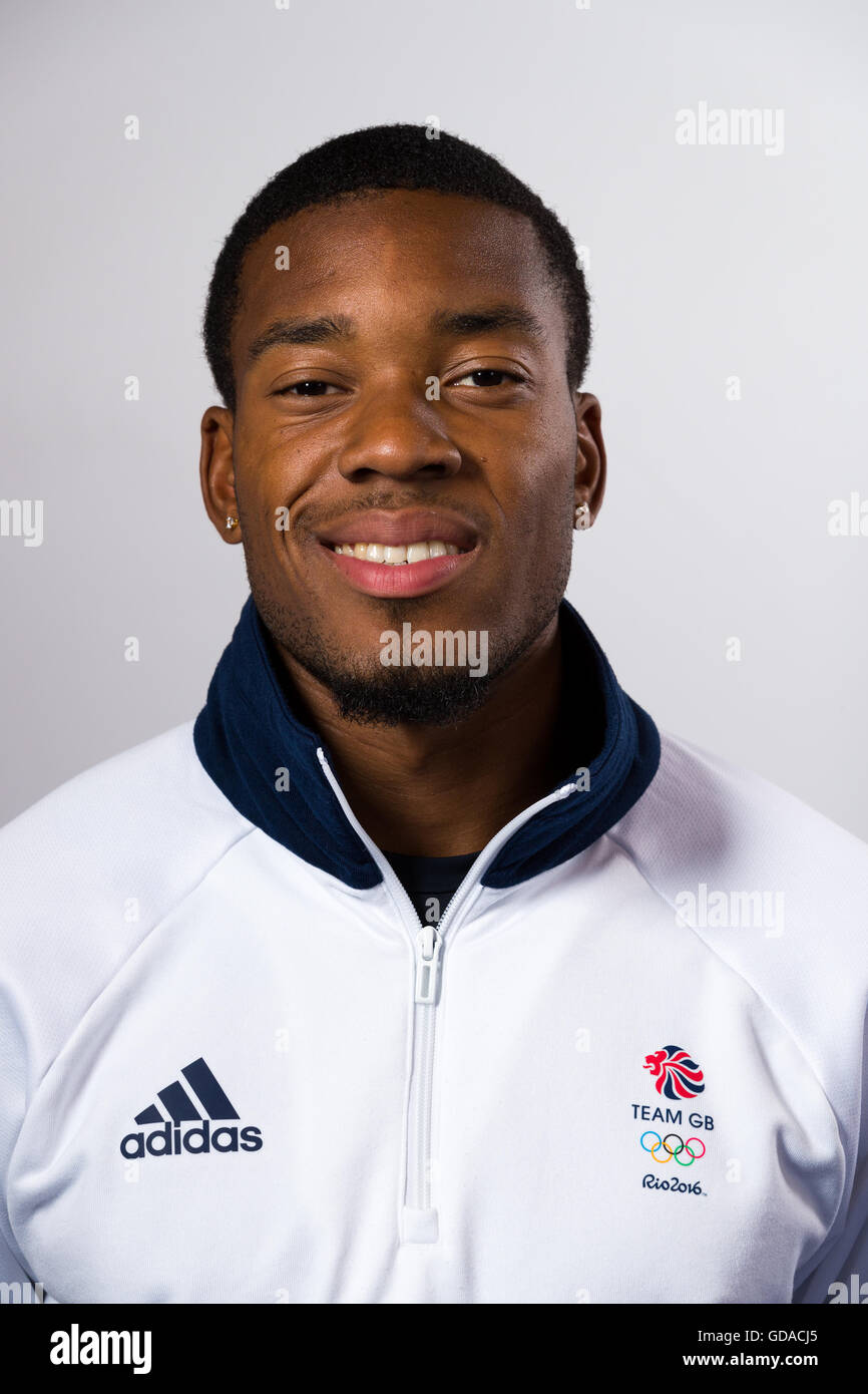 Nethaneel Mitchell-Blake during the Team GB Kitting Out session at the ...