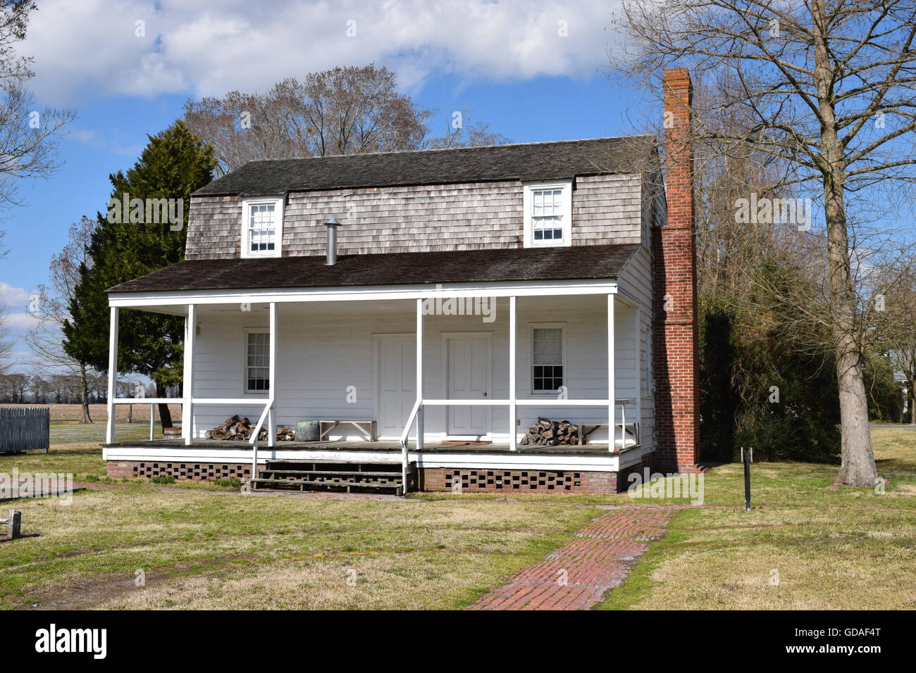 The Overseer's House at Somerset Place Plantation in North Carolina