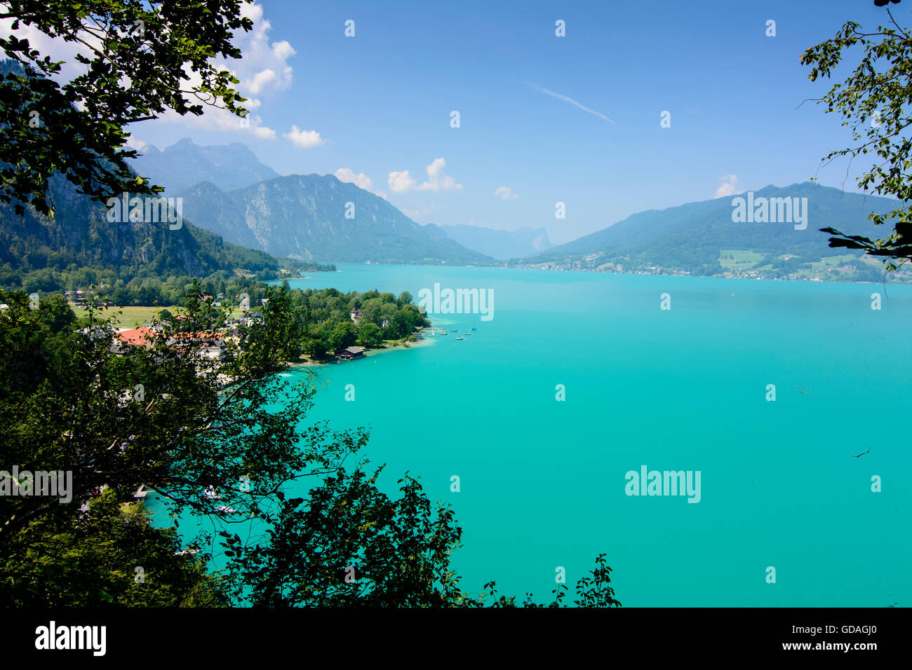 Lake attersee at weißenbach hi-res stock photography and images - Alamy