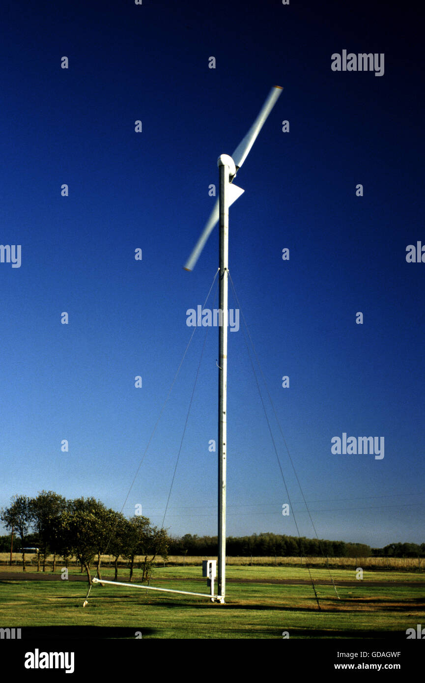Department of Energy's National Wind Technology Center near Boulder, Colorado. USA Stock Photo