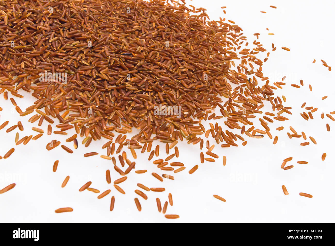 Red Rice Grains Stock Photo Alamy