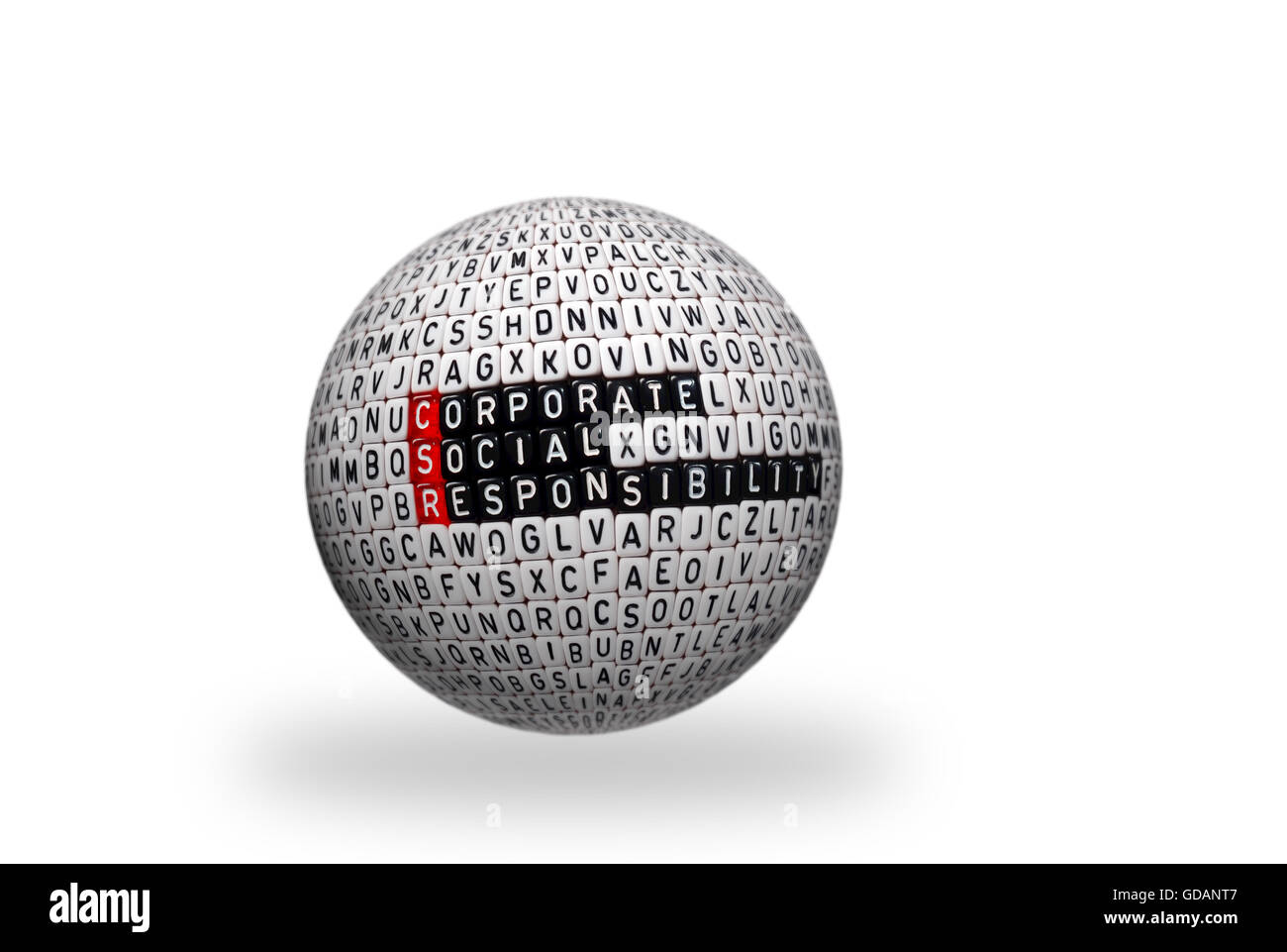 CSR Corporate Social Responsibility written on 3d sphere Stock Photo ...