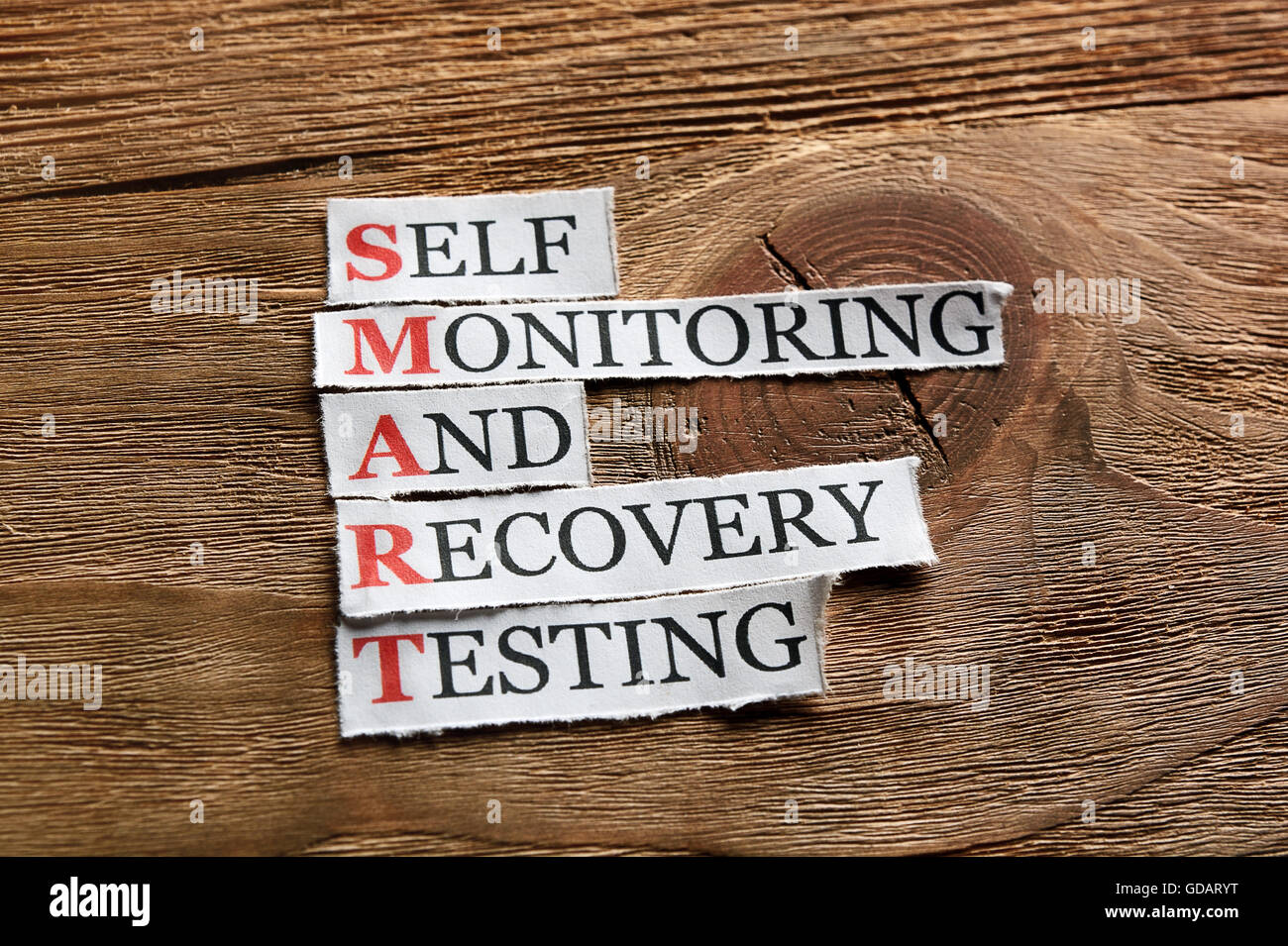 Smart acronym in business concept, words on cut paper on wood Stock Photo Alamy