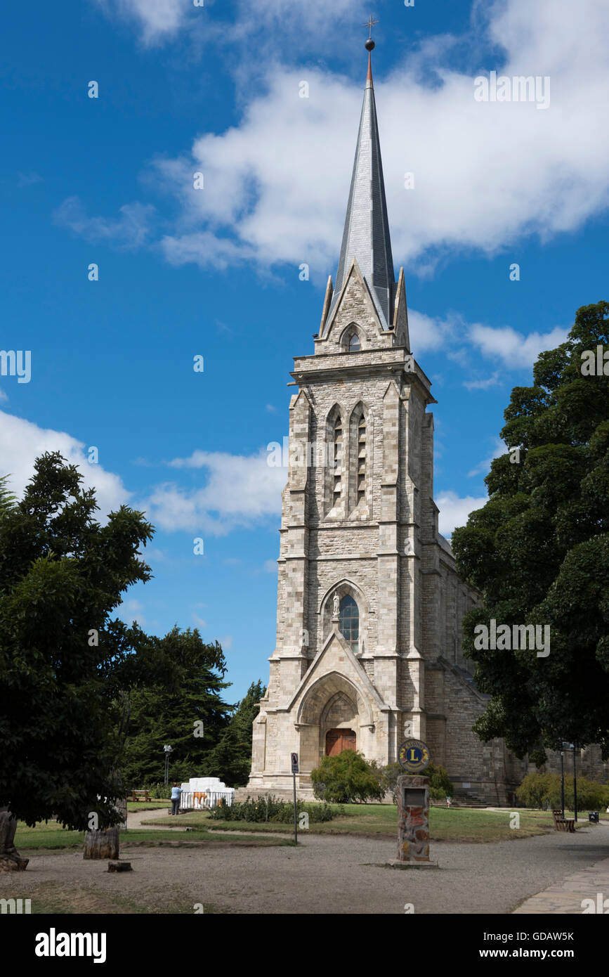 South America,Patagonia,Argentina,Bariloche,church Stock Photo