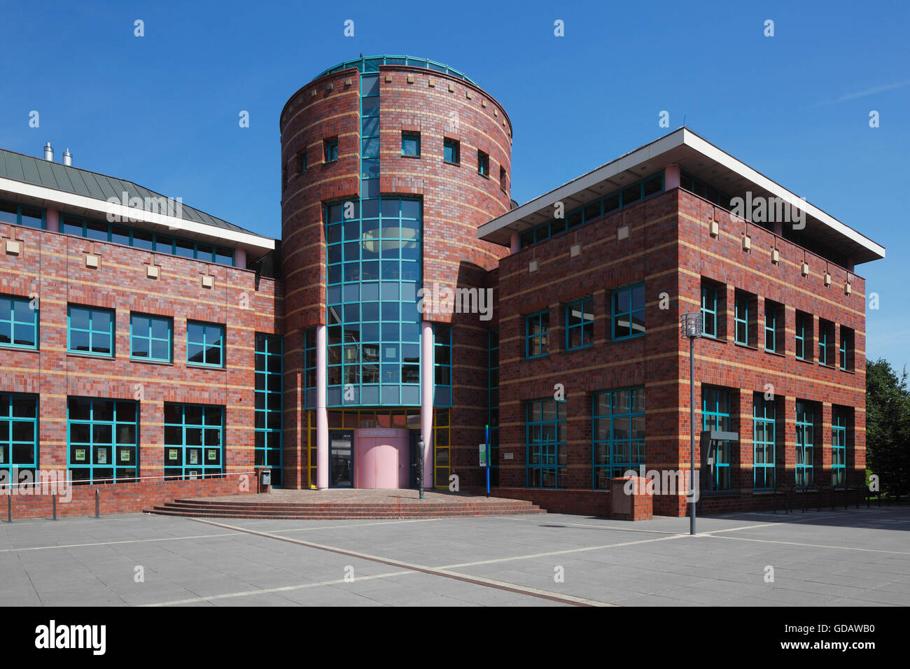 Albert-Vigoleis-Thelen-Stadtbibliothek in Viersen,North Rhine-Westphalia Stock Photo