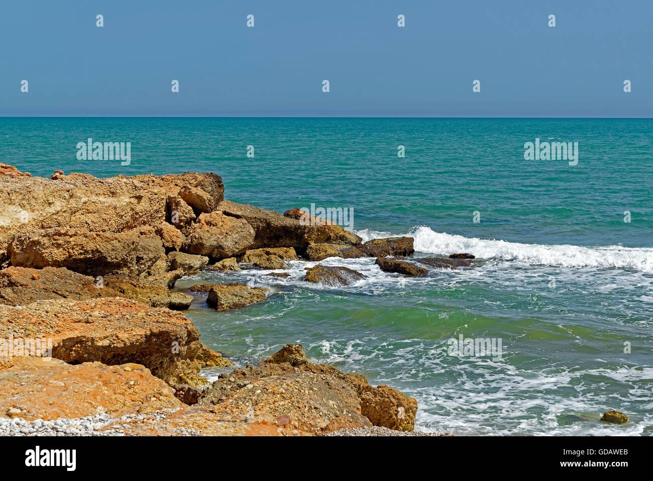 Gravel,beach,seashore, Stock Photo