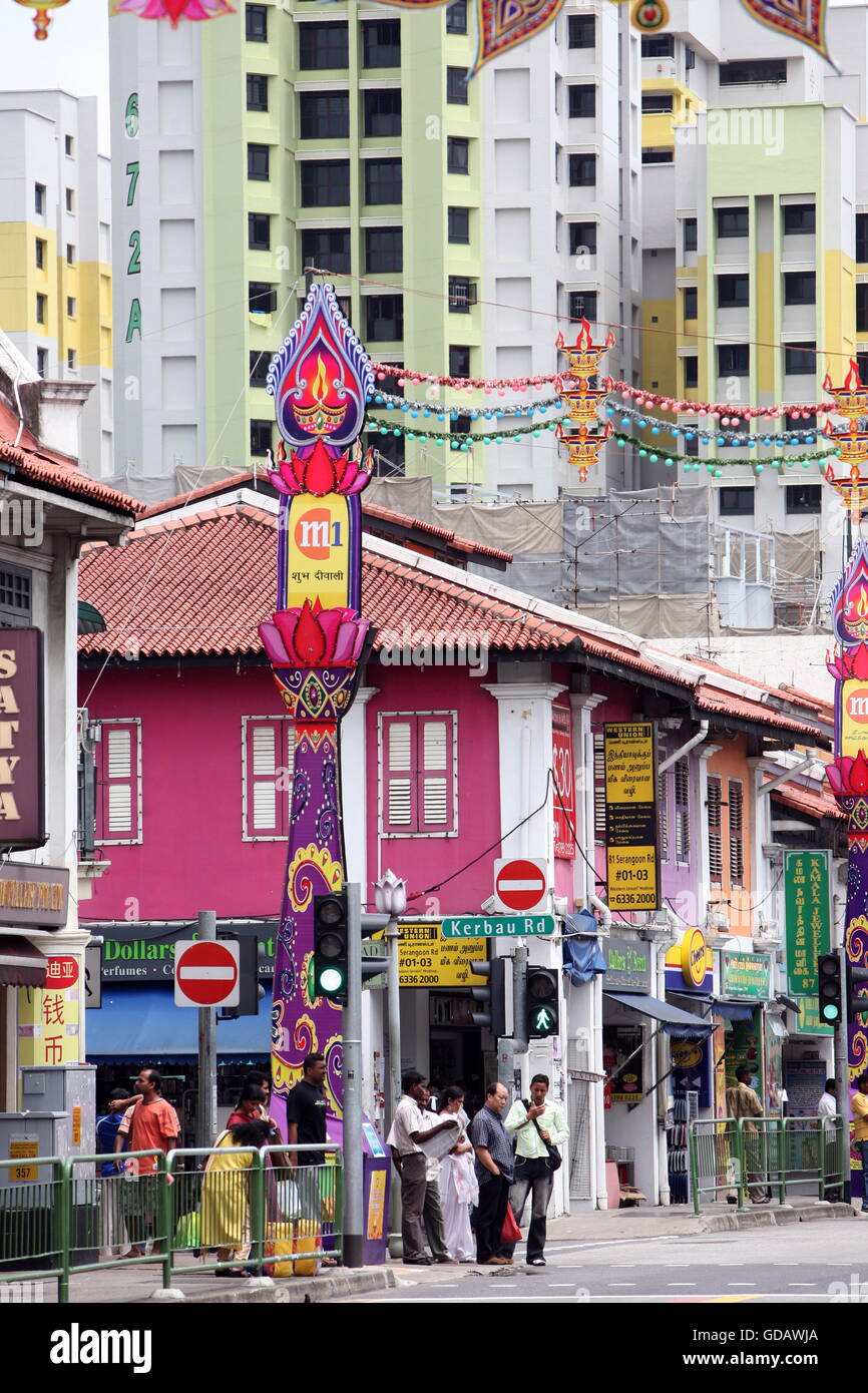 Asien suedost singapur stadt zentrum hires stock photography and