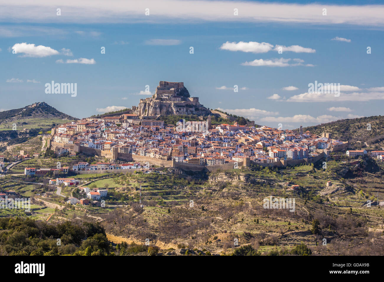 Spain,Valencia region,Castellon province,Morella City Stock Photo