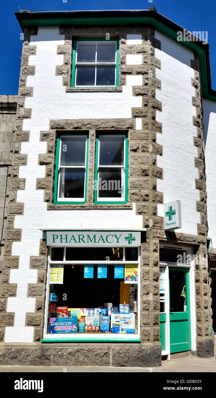 pharmacy shop Stock Photo