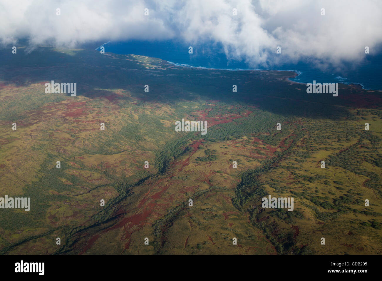 Hawaii island aerial hi-res stock photography and images - Alamy
