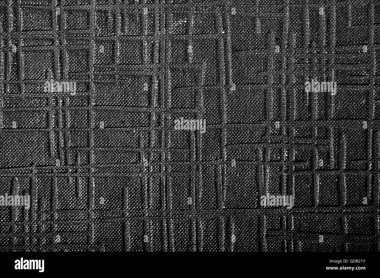 Closeup of seamless black leather texture Stock Photo - Alamy