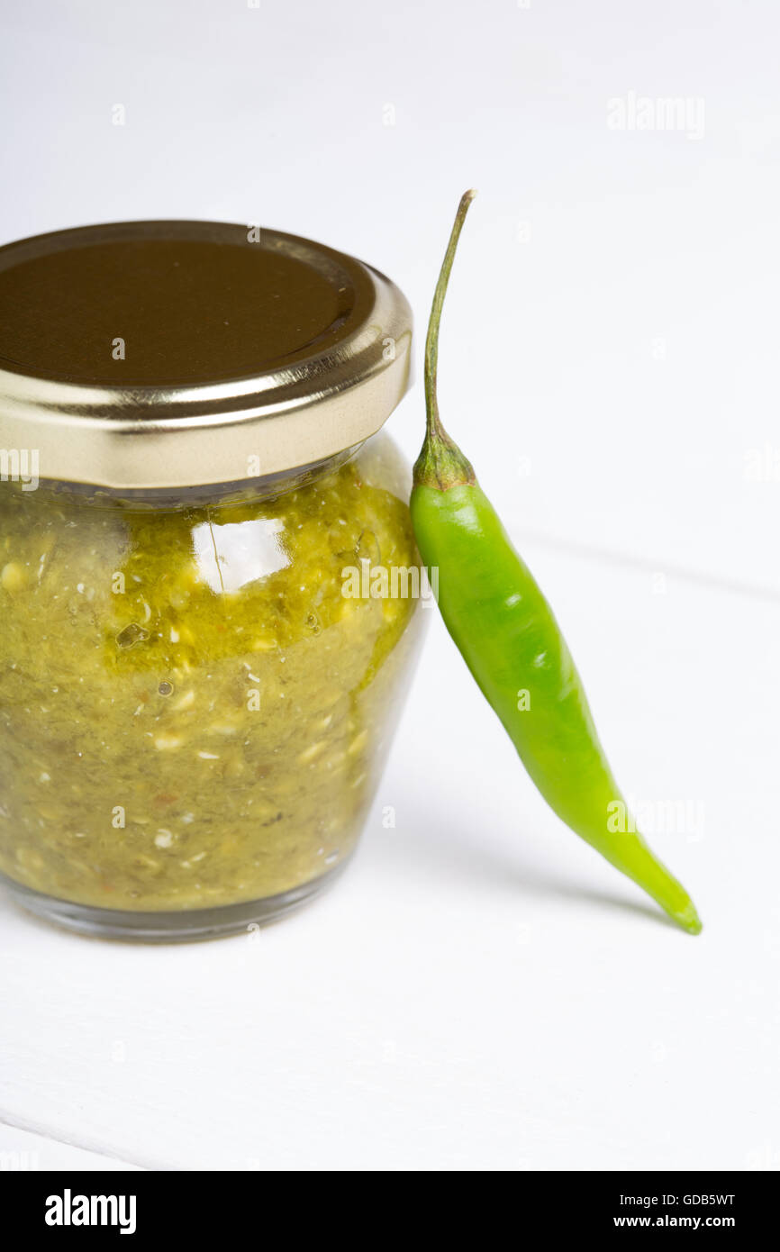Green chilli sauce hires stock photography and images Alamy