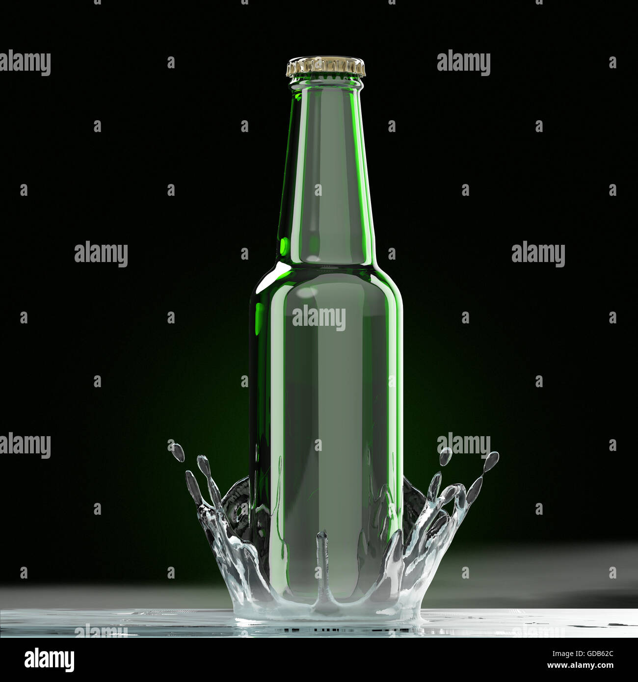 Download Blank Beer Bottle Mock Up With The Splash Of Pure Water Isolated Render Beverage Design Presentation Template Stock Photo Alamy