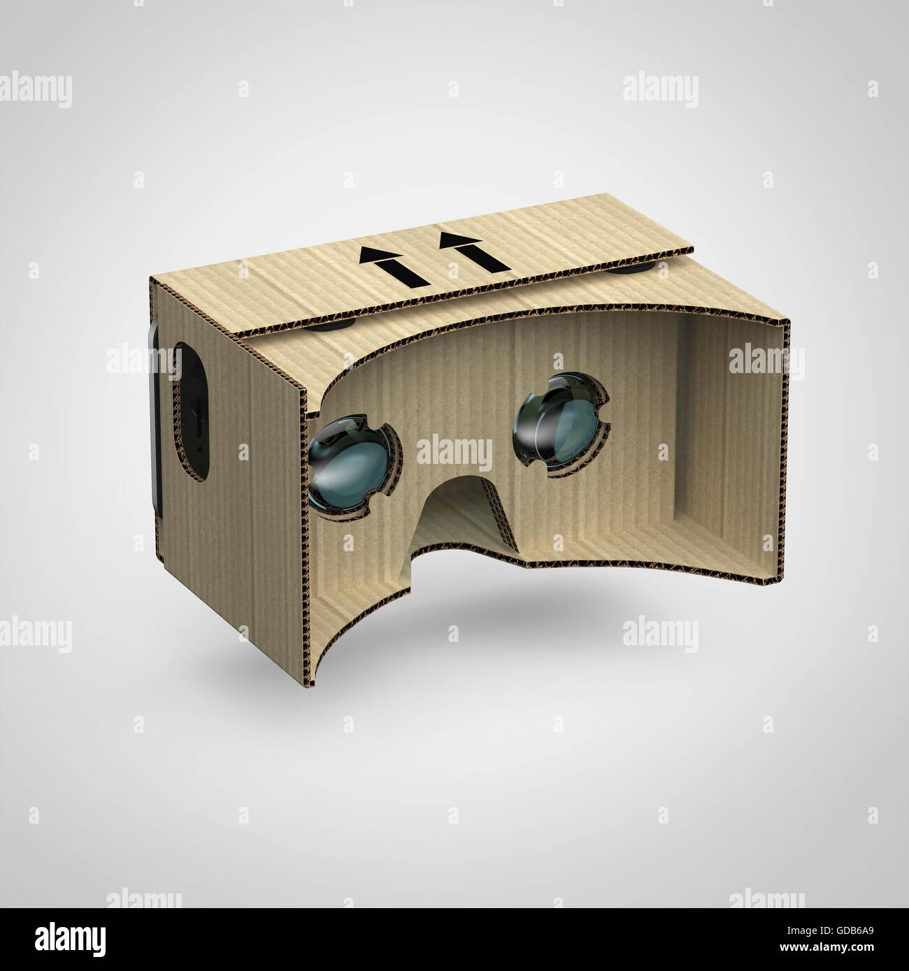 Virtual goggles eyewear cardboard head equipment VR helmet, augmented