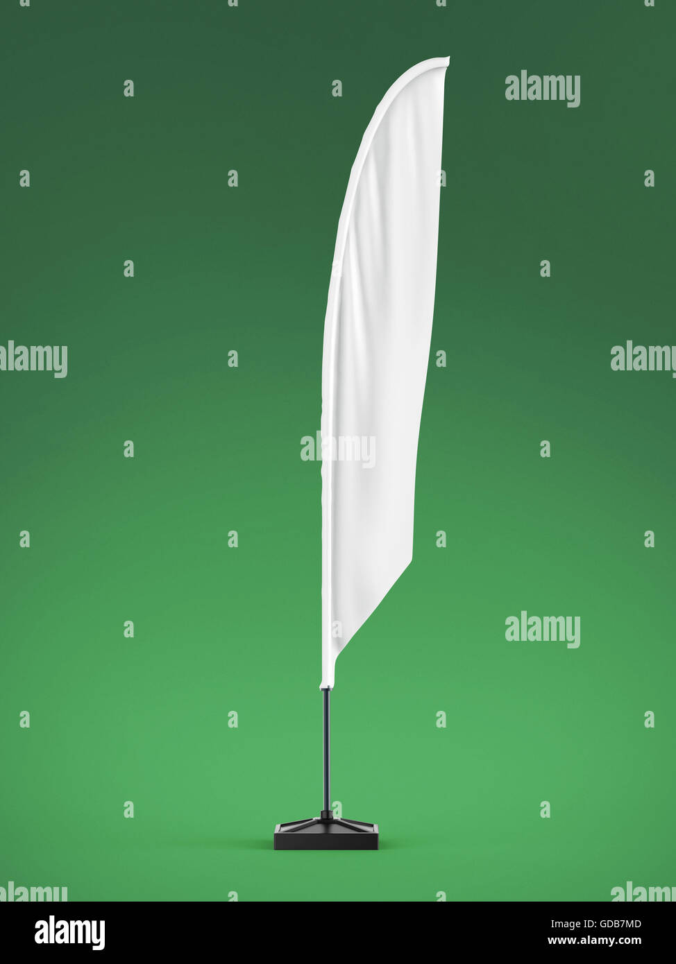 Download White Blank Expo Banner Stand Beach Flag Trade Show Event Booth Render Illustration Isolated Template Mockup For Your Design Stock Photo Alamy