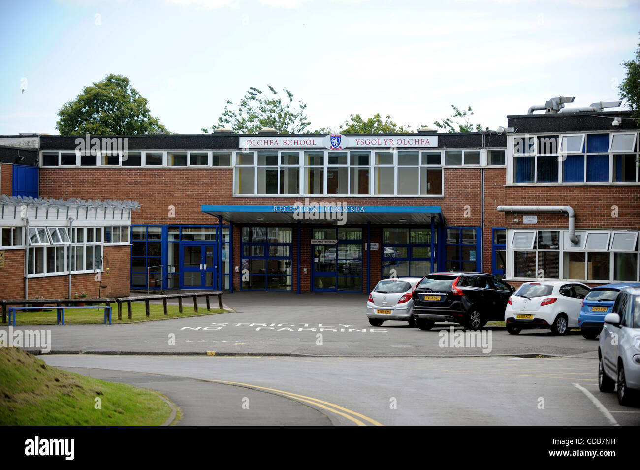 Olchfa Comprehensive School, Swansea Stock Photo - Alamy