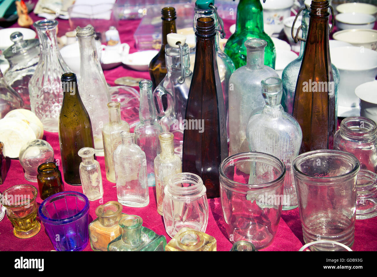 Vintage glass set hi-res stock photography and images - Alamy