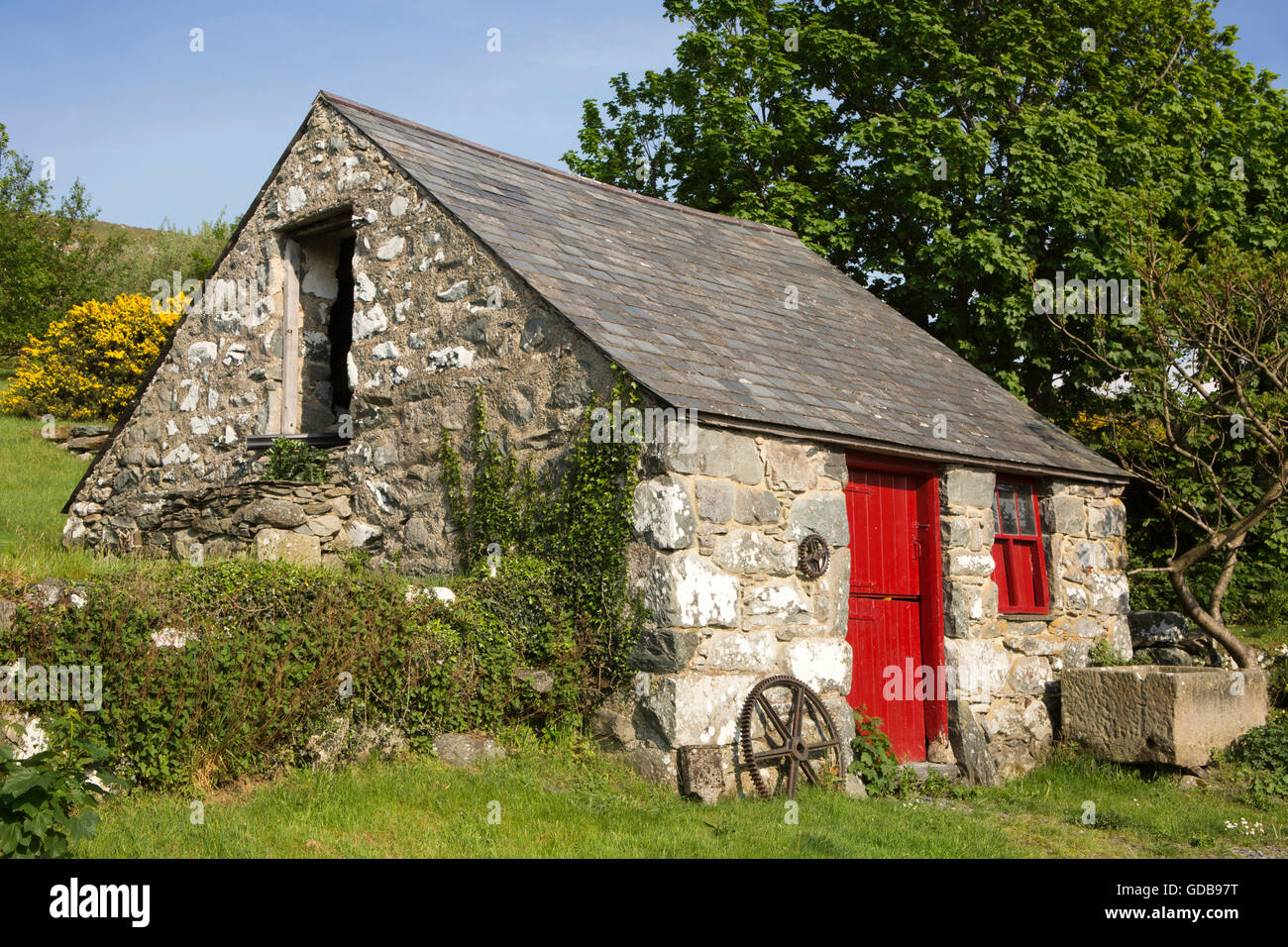 UK, Wales, Gwynedd, Barmouth, Llwyn Du Farmhouse Bed & Breakfast, craft