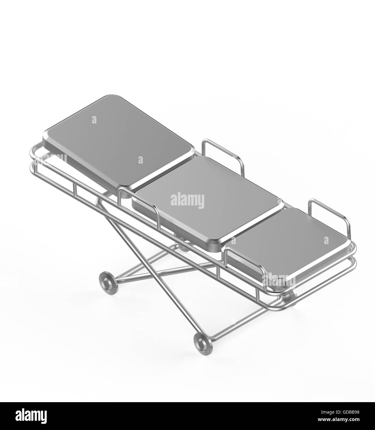 Stretcher with wheels Black and White Stock Photos & Images - Alamy