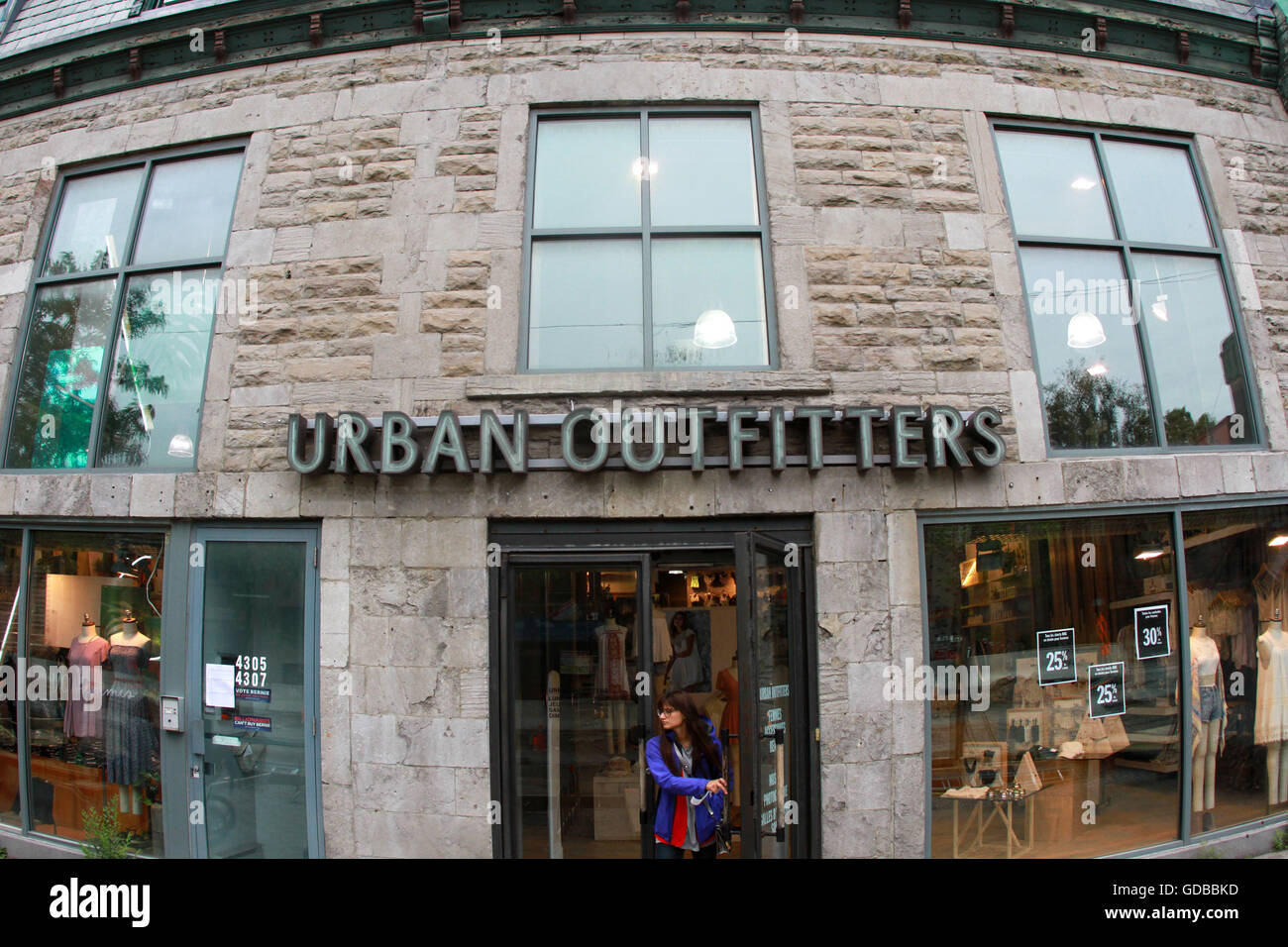 Urban Outfitters retail store on Rue StDenis in Montreal, Que., June 11, 2016. THE CANADIAN