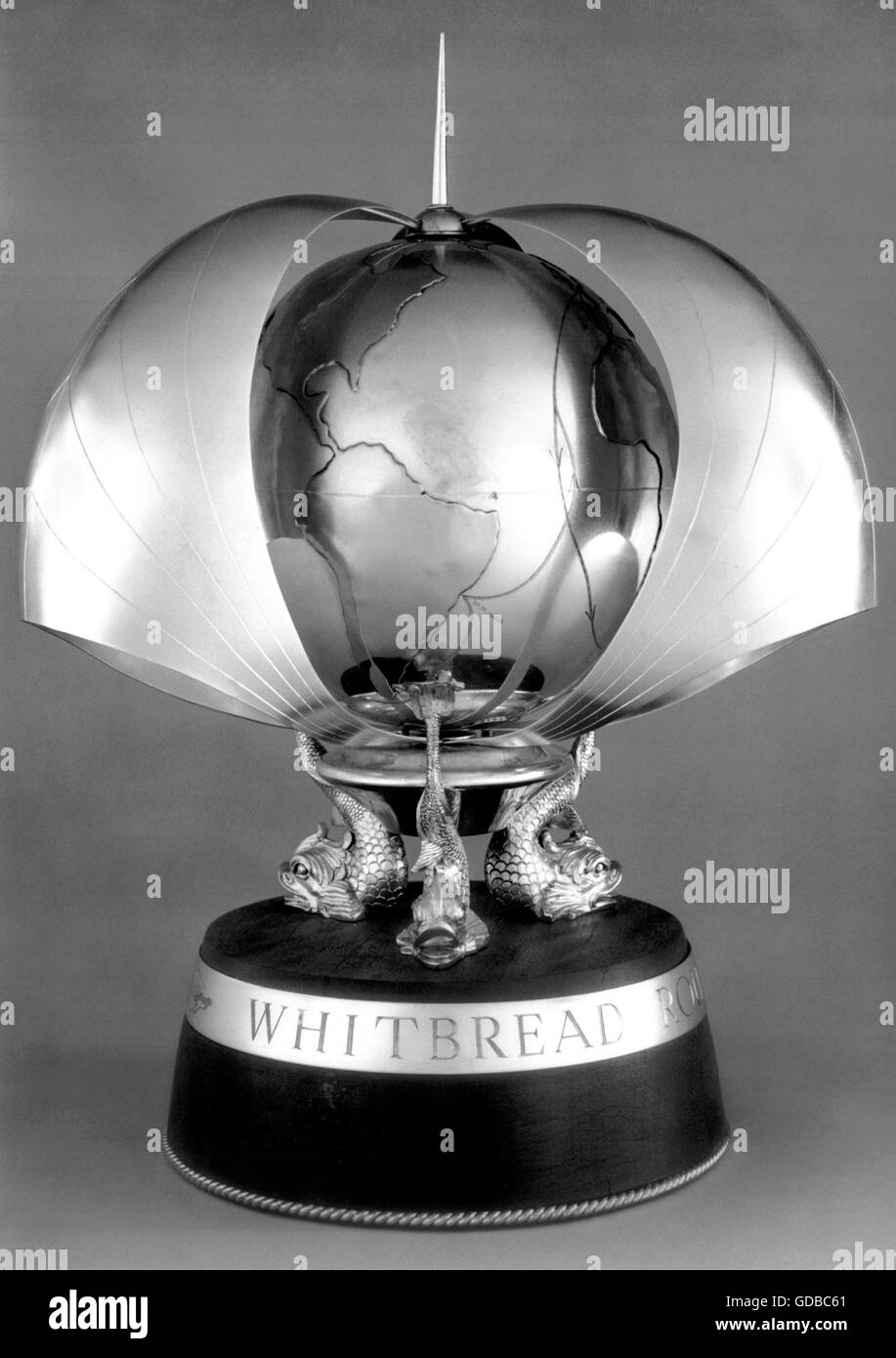 AJAX NEWS PHOTOS. 1977.PORTSMOUTH, ENGLAND. - WHITBREAD ROUND THE WORLD RACE TROPHY 1977-78. PHOTO:AJAX NEWS & FEATURE SERVICE  REF:TRO_WHITBREAD_77_2 Stock Photo
