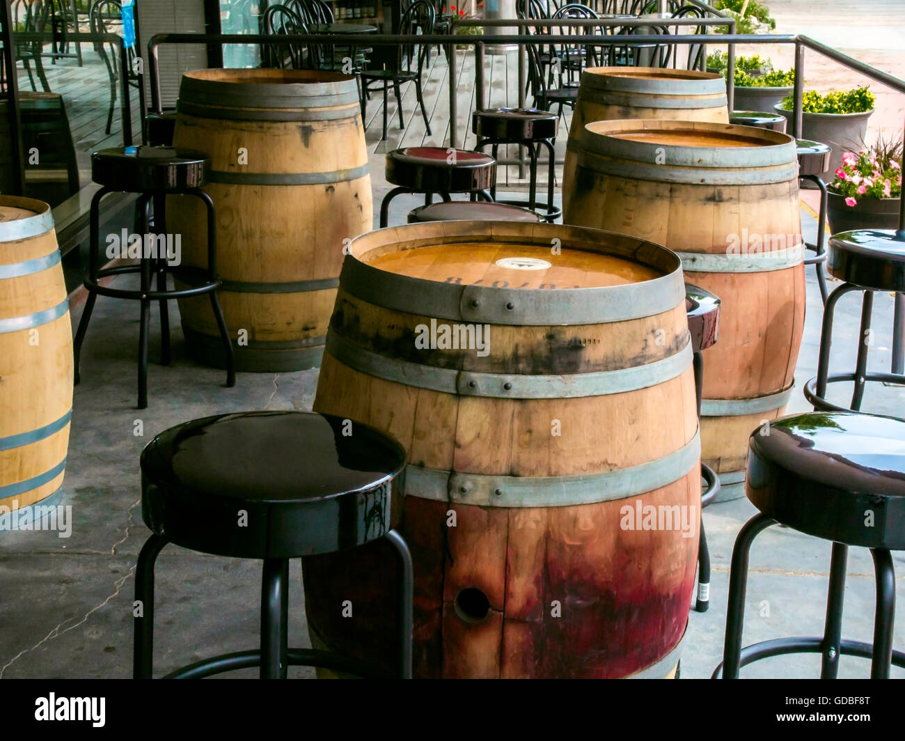 hi-res photography images tables and barrel stock Alamy Wine -