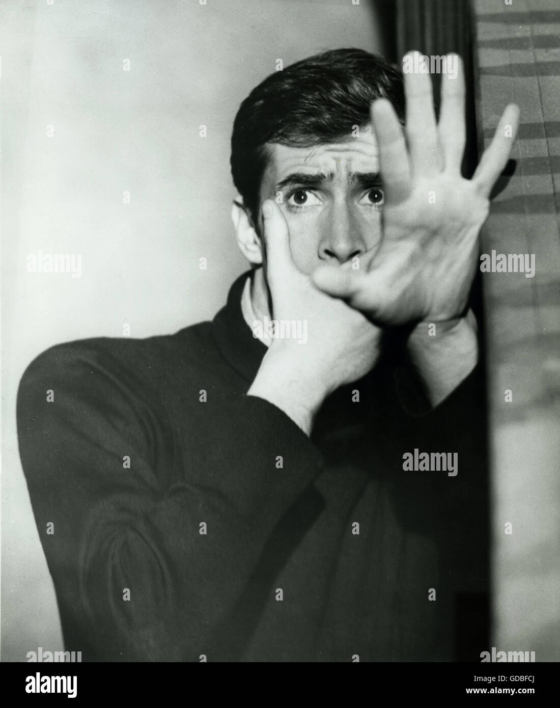 FILM Psycho (1960, Alfred Hitchcock) Anthony Perkins (Norman Bates) Stock Photo