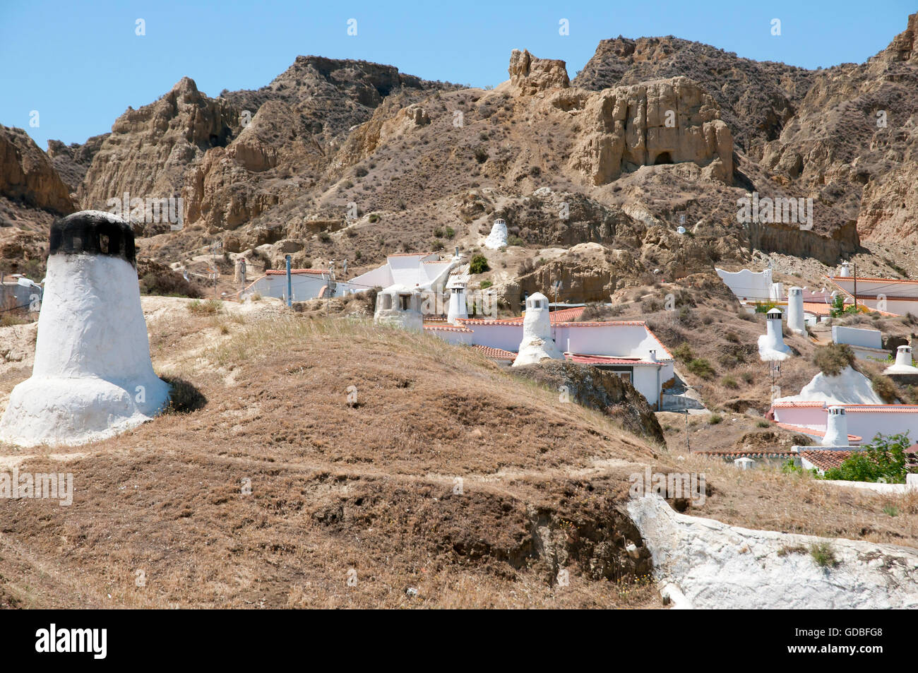 Cave Houses Guadix Spain Stock Photo Alamy