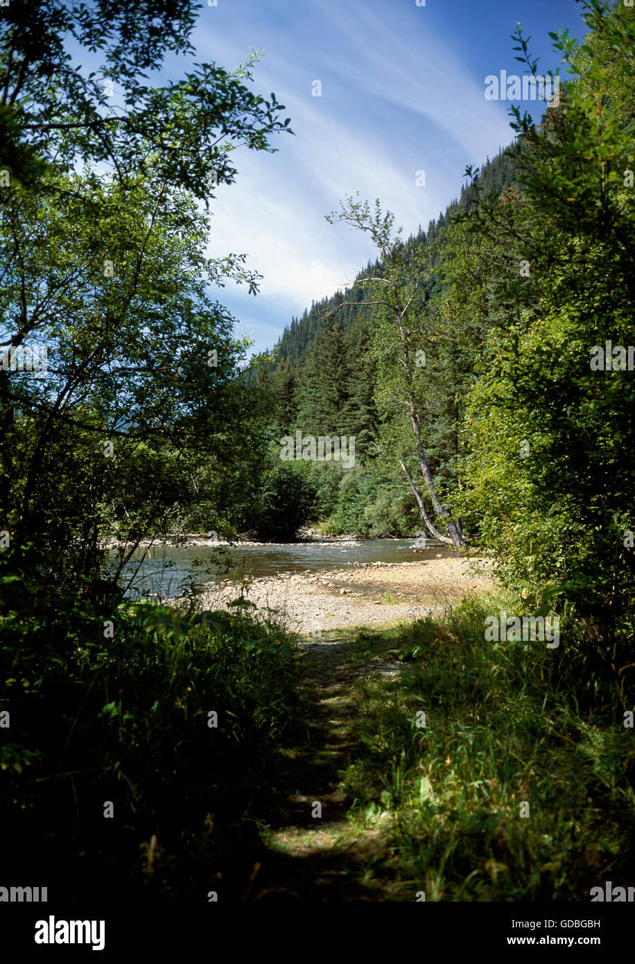 Gold Creek, Juneau, Alaska Stock Photo Alamy
