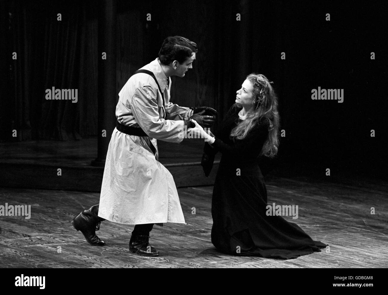 Nicolas Coster and Ellen Geer at the Guthrie Theatre Stock Photo