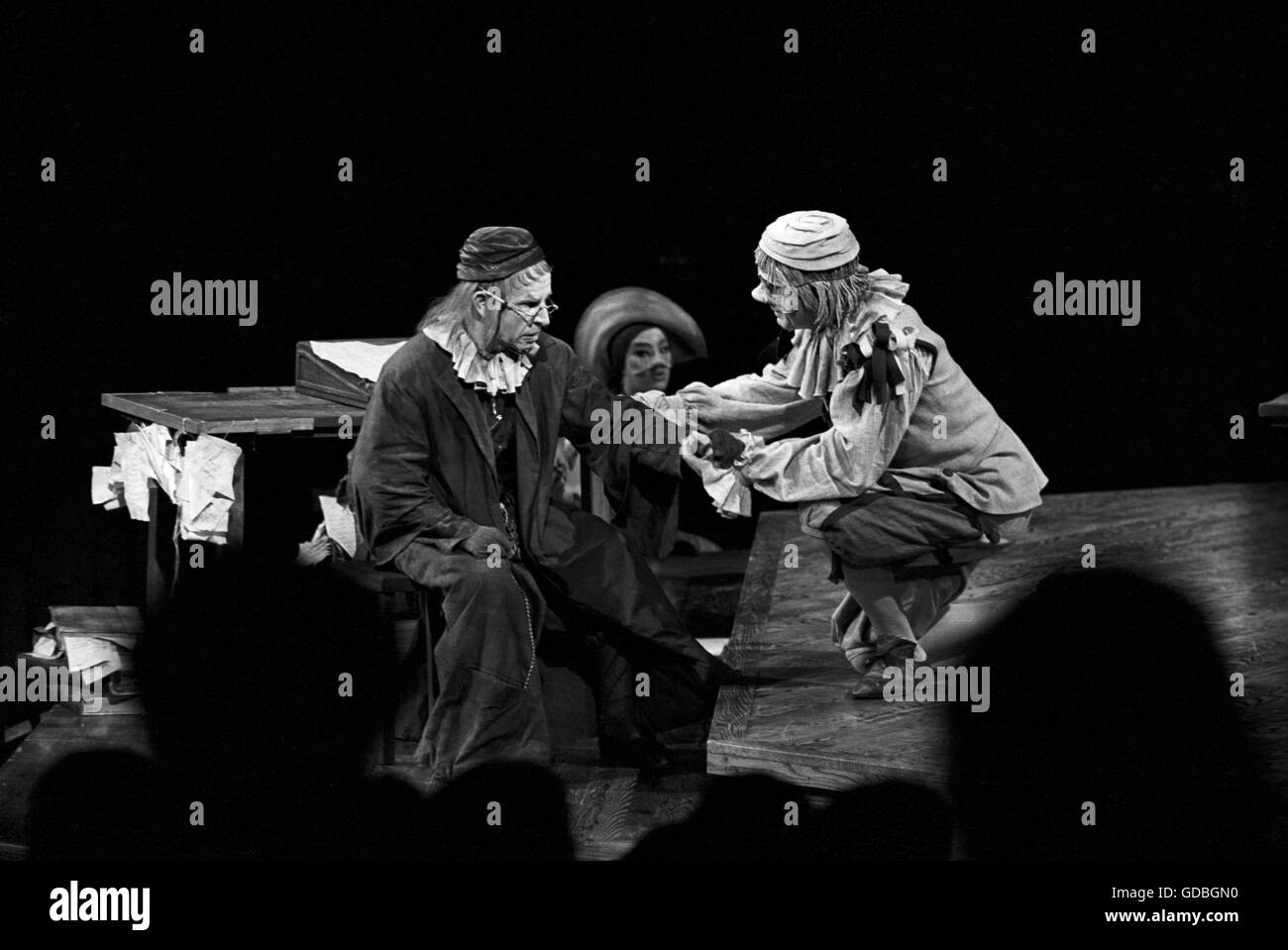 Hume Cronyn at the Guthrie Theatre in 1963 Stock Photo