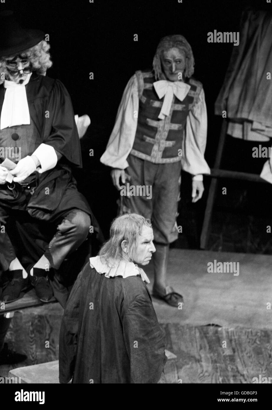 Hume Cronyn on stage in The Miser at the Guthrie Theatre Stock Photo