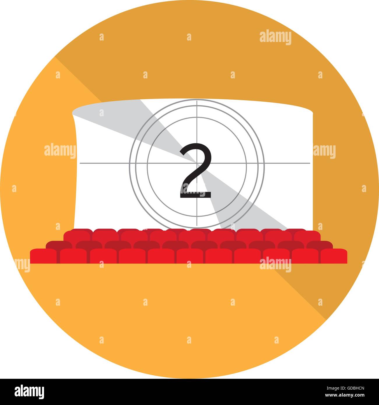 Isolated cinema icon, Vector illustration Stock Vector Image & Art - Alamy