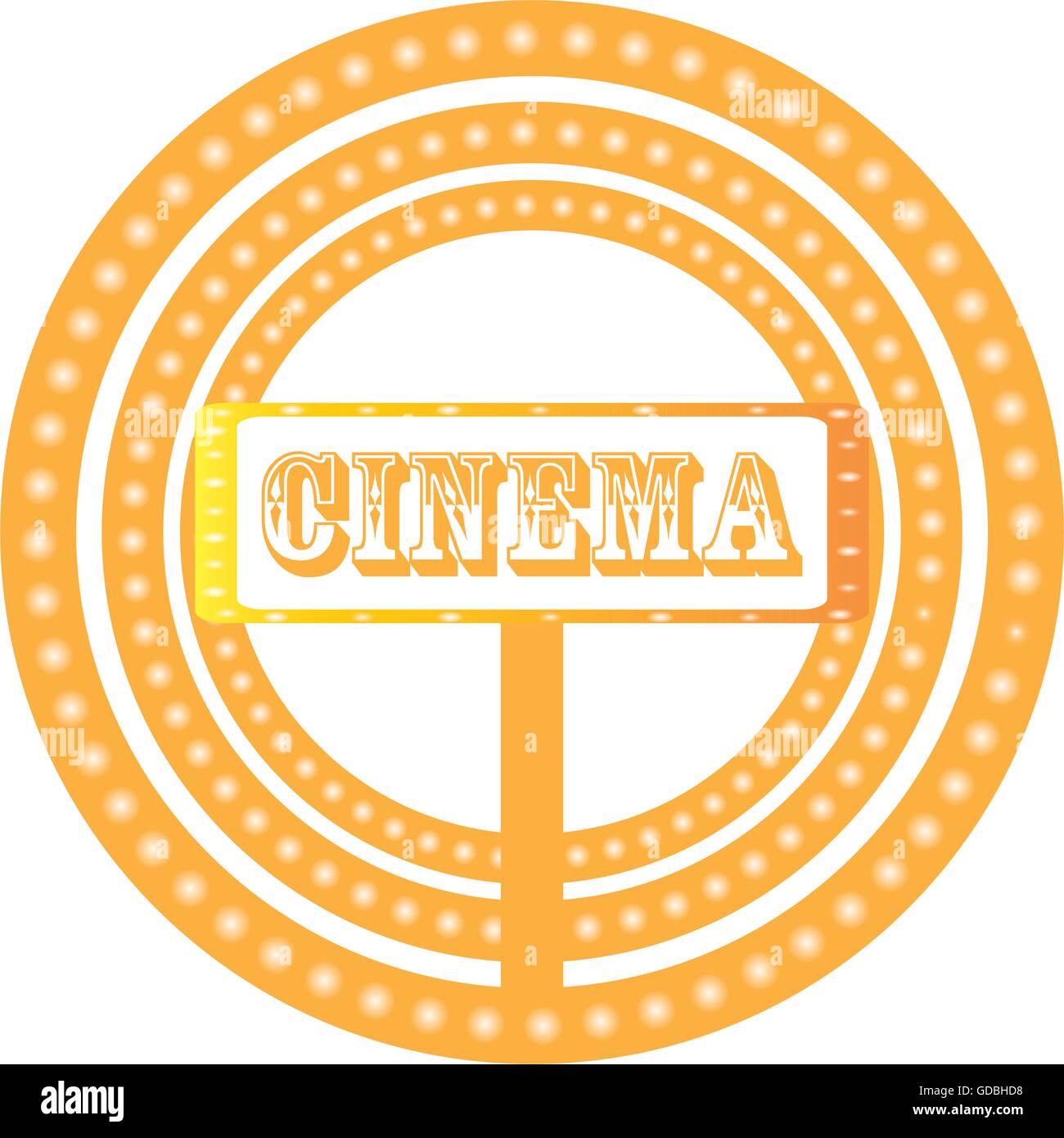 Isolated cinema icon, Vector illustration Stock Vector Image & Art - Alamy