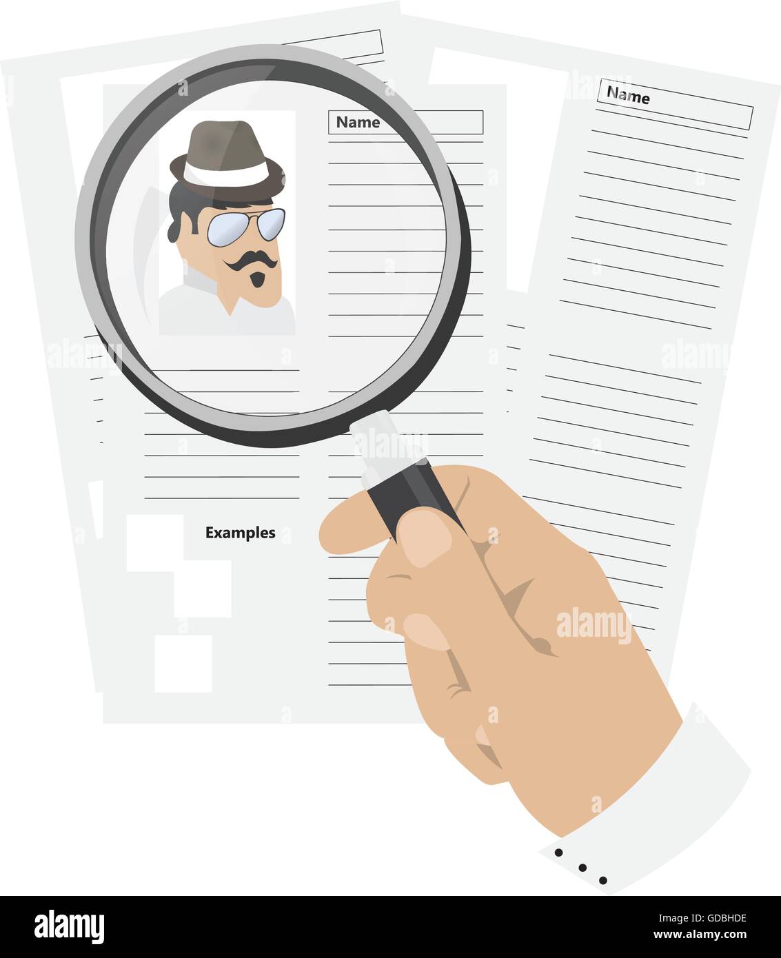 Job search, Vector illustration Stock Vector Image & Art - Alamy