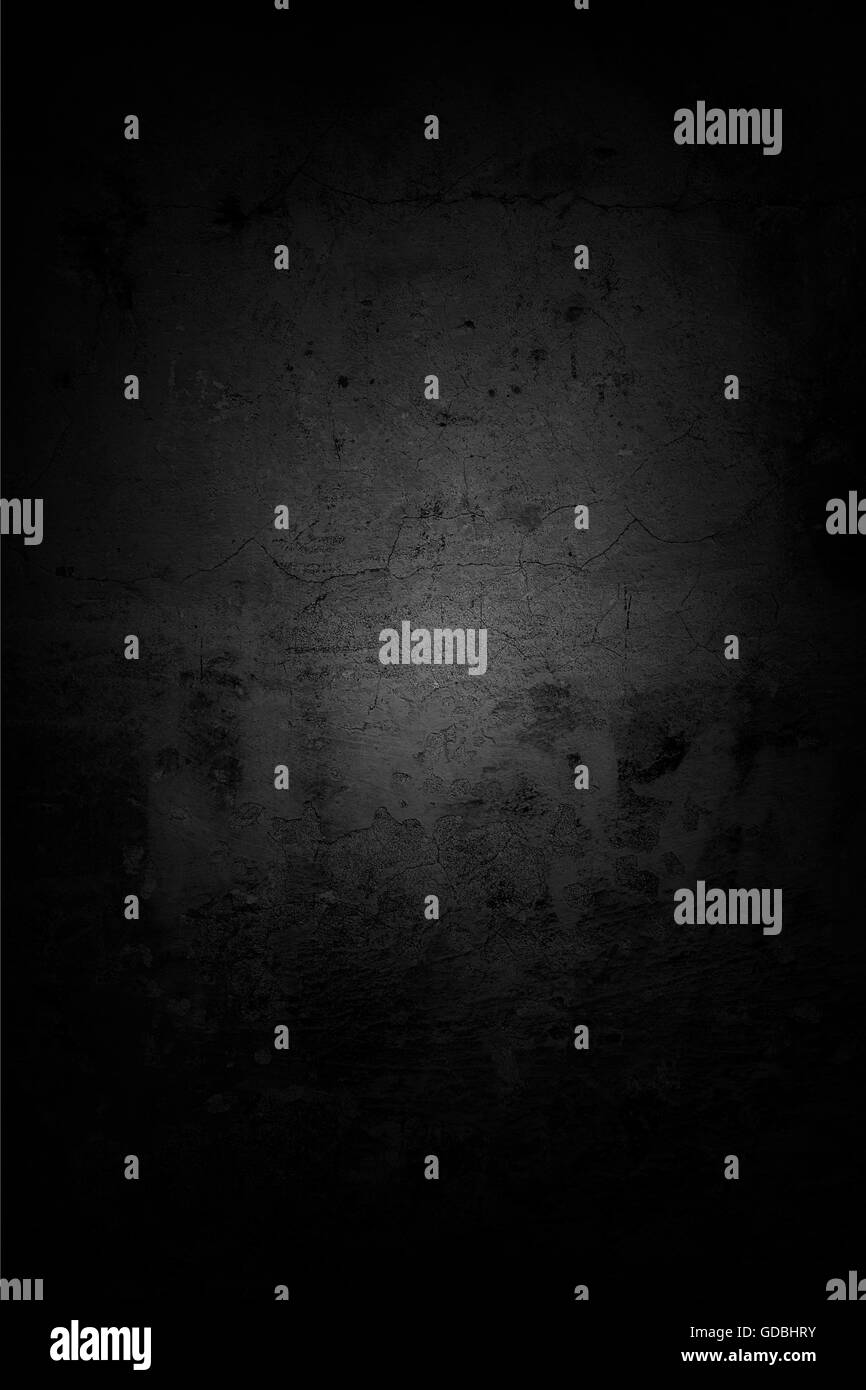 Dark blank black grunge background Stock Photo