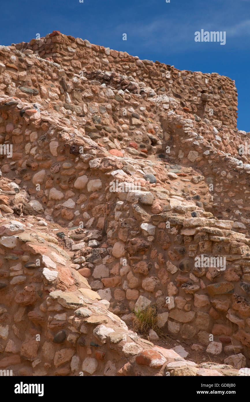 Tuzigoot Pueblo ruins, Tuzigoot National Monument, Arizona Stock Photo