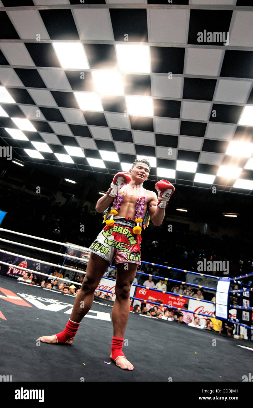 Thai boxing, Bangkok, Thailand Stock Photo Alamy