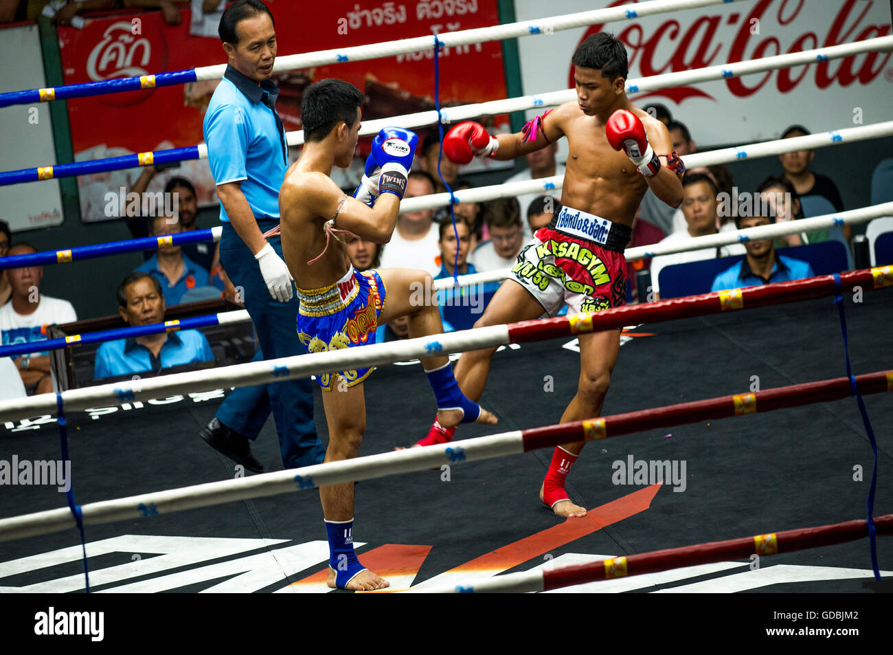 Thai boxing, Bangkok, Thailand Stock Photo Alamy