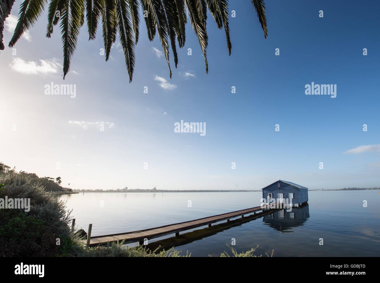 The Crawley Edge Boatshed in Perth, Western Australia, Australia Stock