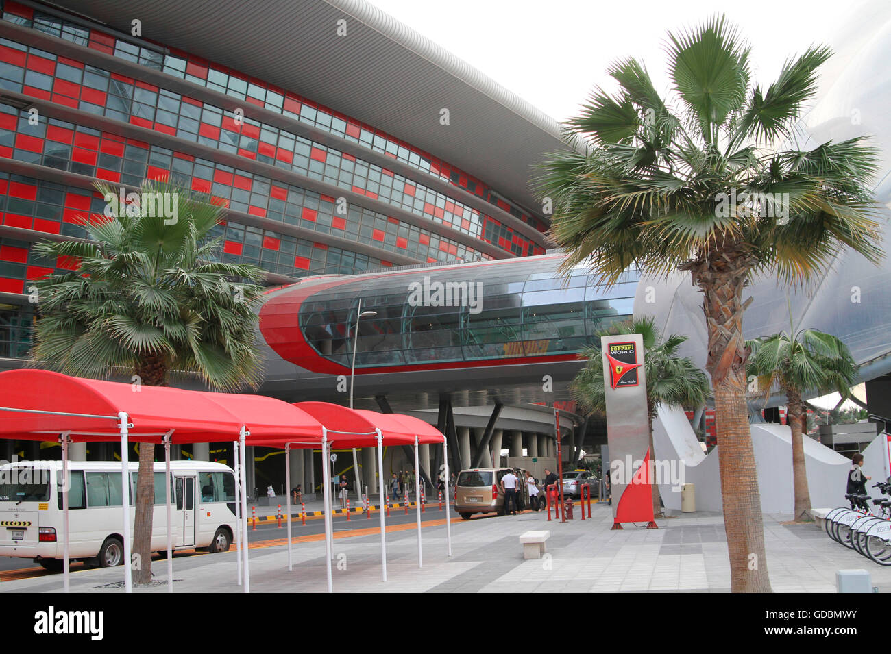 Ferrari World, Abu Dhabi, United Arab Emirates Stock Photo