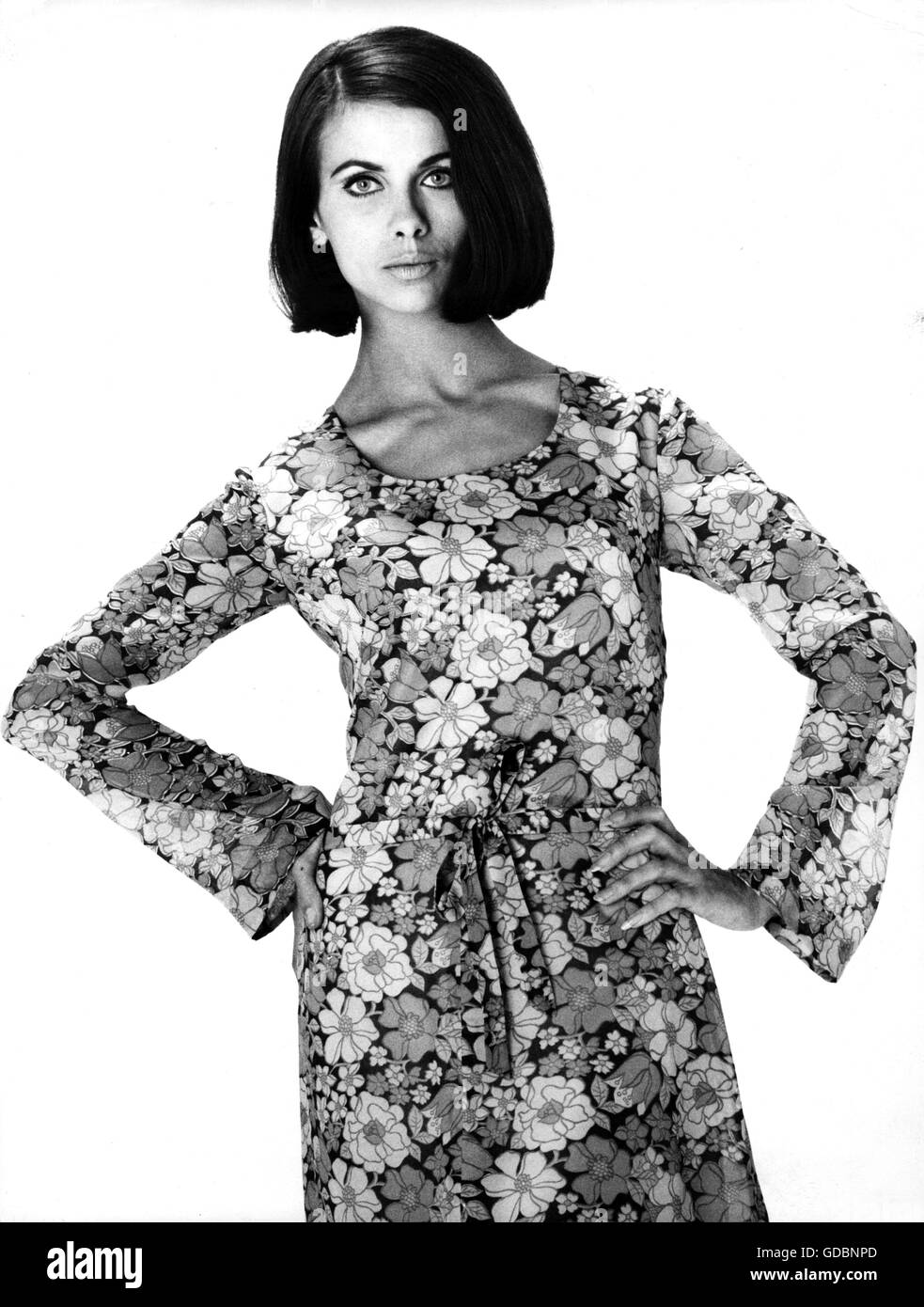 60S Fashion / Floral Dress Our beautiful pictures are available as Framed  Prints, Photos, Wall Art and Photo Gifts