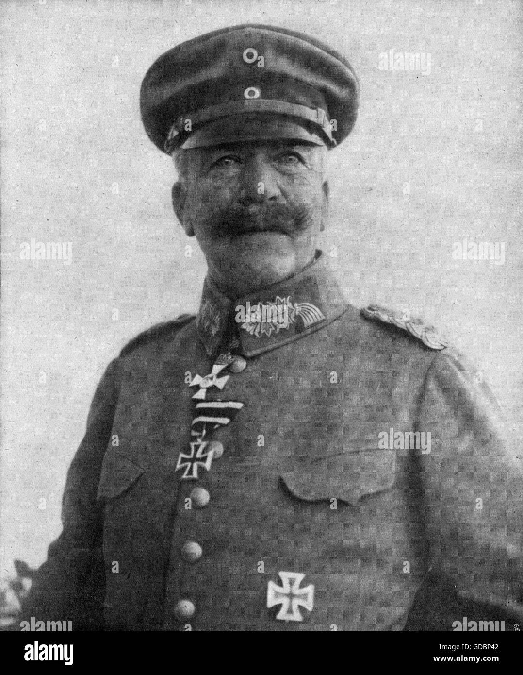 Francois, Hermann von, 31.1.1856 - 15.5.1933, German general, half length, from: 'Die Woche', issue 43, 1914, Stock Photo