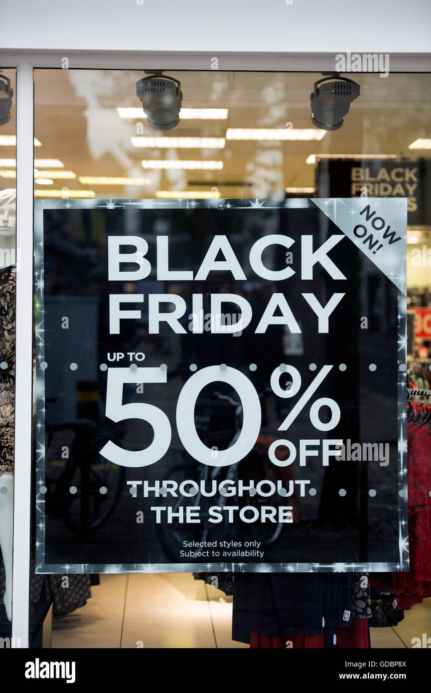 A poster offering ‘Black Friday’ deals in shops on Gloucester’s - Which Shops Are Offering Black Friday Deals