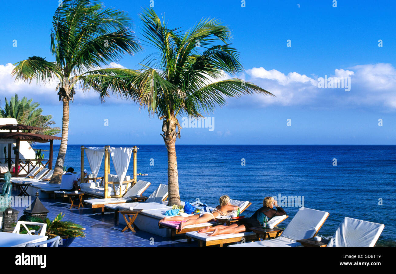 Puerto Del Carmen Lanzarote Restaurants Stock Photos Puerto Del