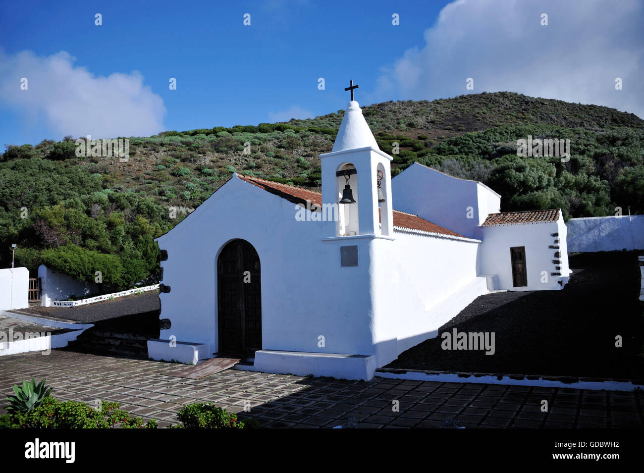 Ermita Virgen de los Reyes, El Hierro, Canary Islands, Spain Stock Photo