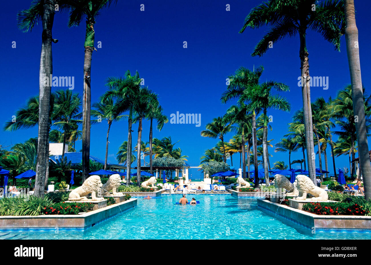 Ritz Carlton Hotel in San Juan, Puerto Rico, Caribbean Stock Photo