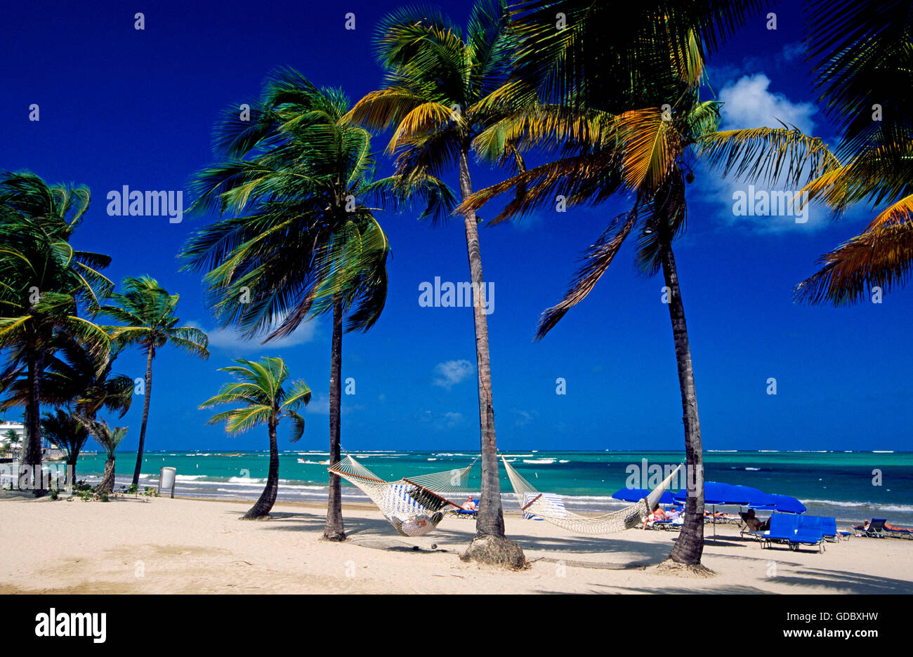 Beach in San Juan, Puerto Rico, Caribbean Stock Photo - Alamy