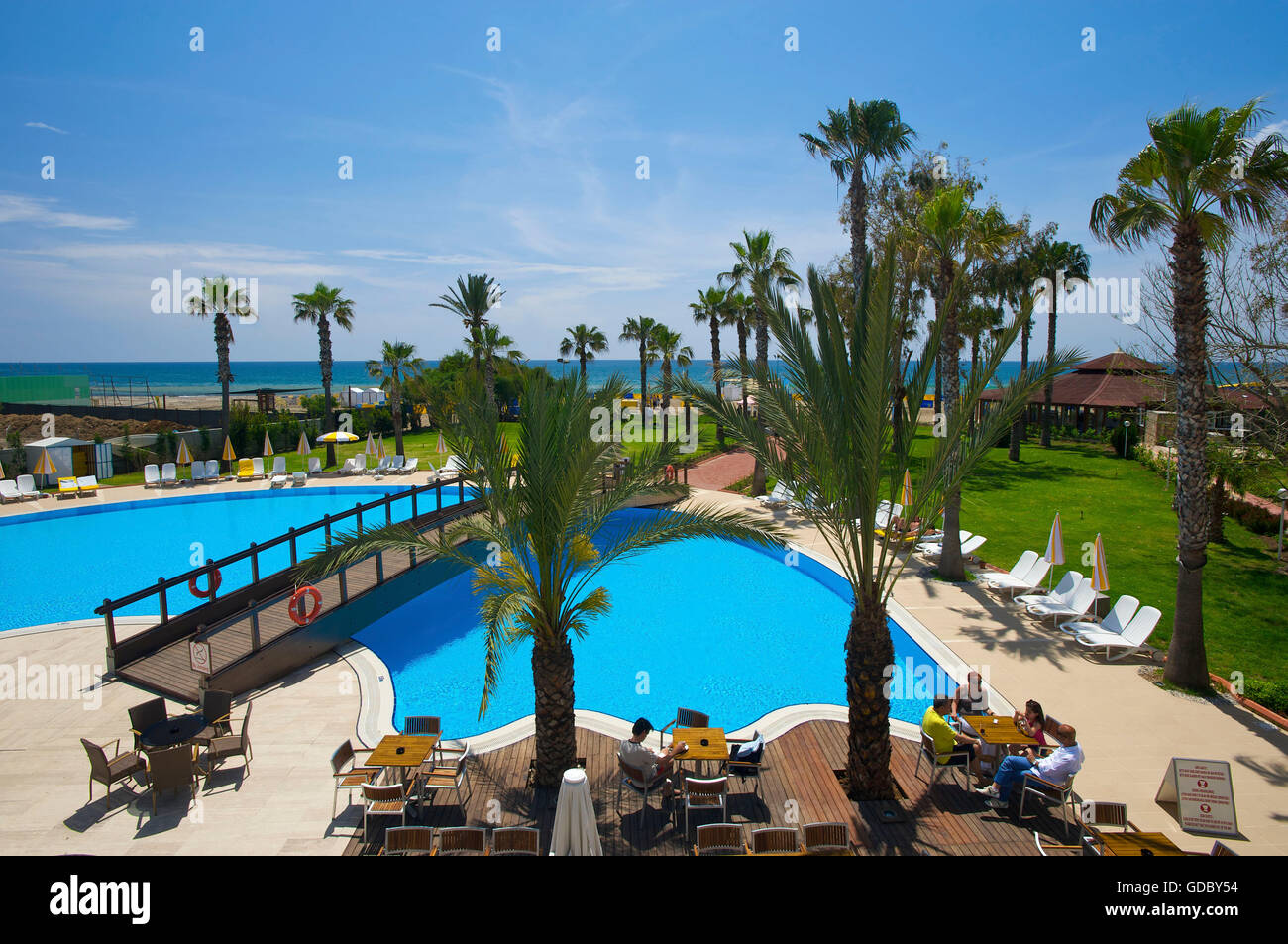 Club Kastalia bei Alanya, tuÌˆrkische Riviera, TuÌˆrkei Stock Photo