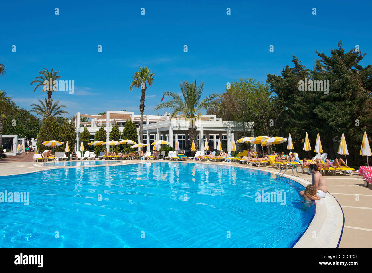 Club Kastalia bei Alanya, tuÌˆrkische Riviera, TuÌˆrkei Stock Photo